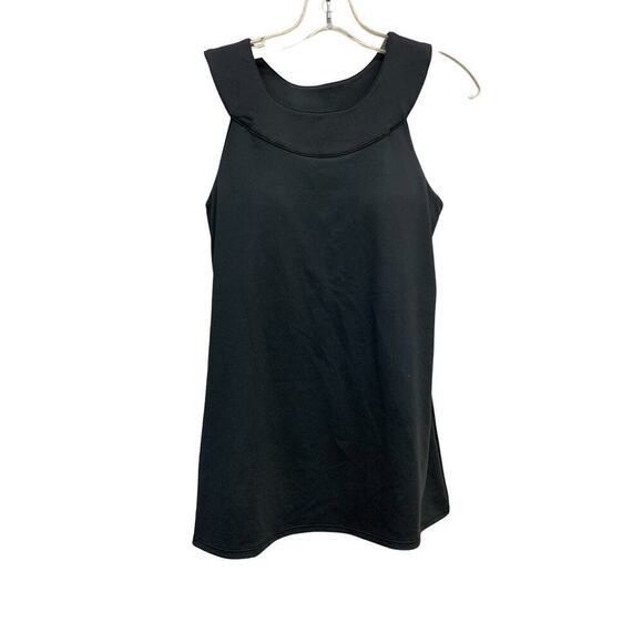 Athleta Black Tank U-Neck with‎ Built-In Bra  SZ Small - Picture 2 of 8